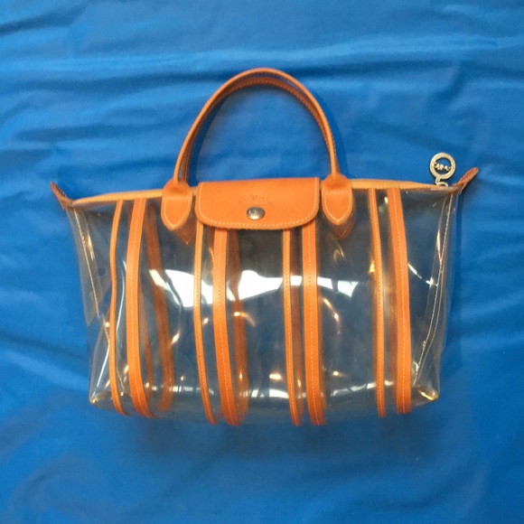 longchamp clear tote